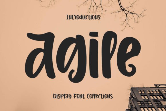 Agile Font for Stylish Branding and Design Projects