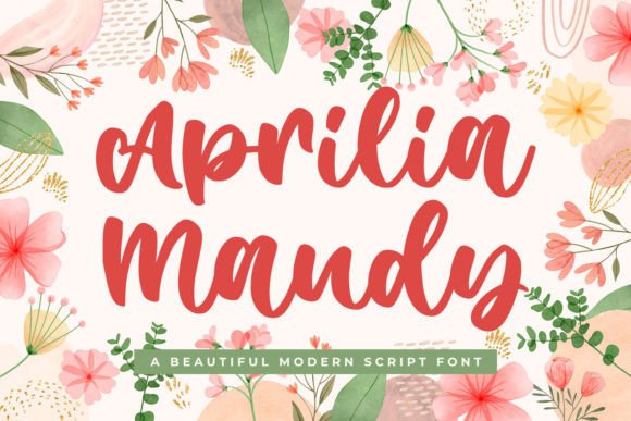 Aprilia Maudy Font for Joyful Editorial Design