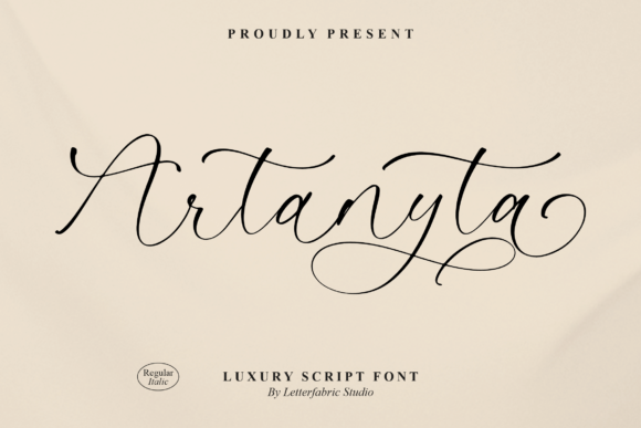 Artanyta — A Luxurious Handwritten Font for Designers