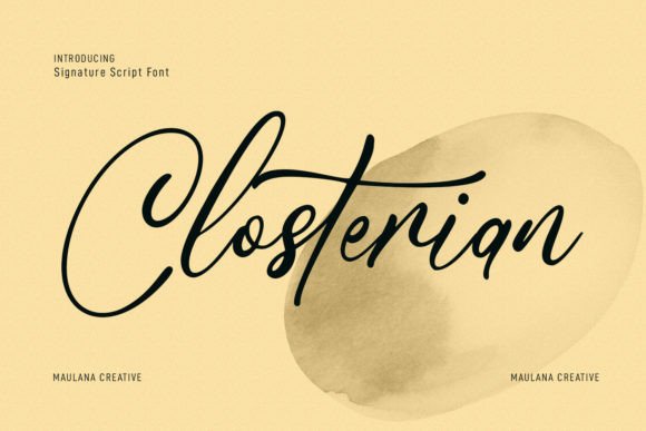 Closterian Font: Timeless Elegance for Modern Design