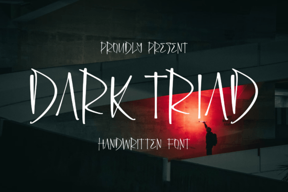 Dark Triad Font – Elevate Your Digital Brand with Handwritten Typography