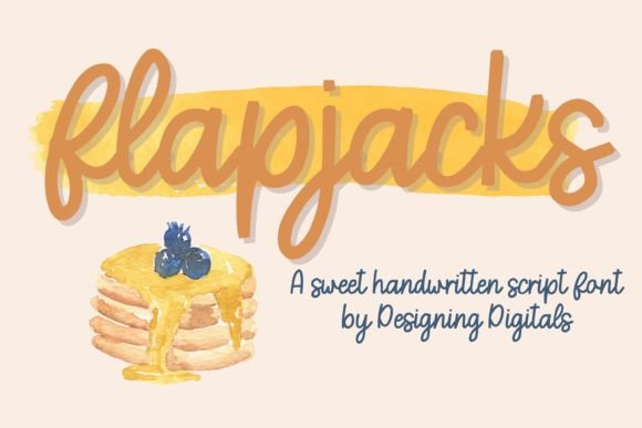 Flapjacks Font: A Sweet Script for Creative Makers