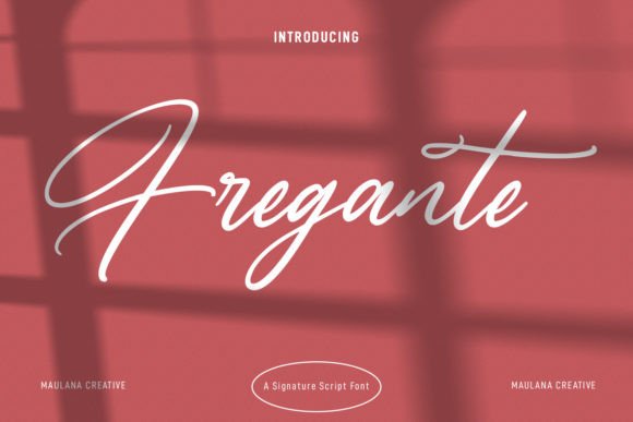 Fregante Font: A Fresh Script for Digital Branding