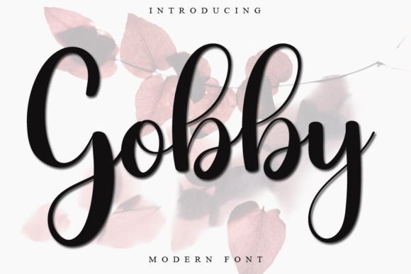 Gobby — A Delicate Script Font for Makers and Designers
