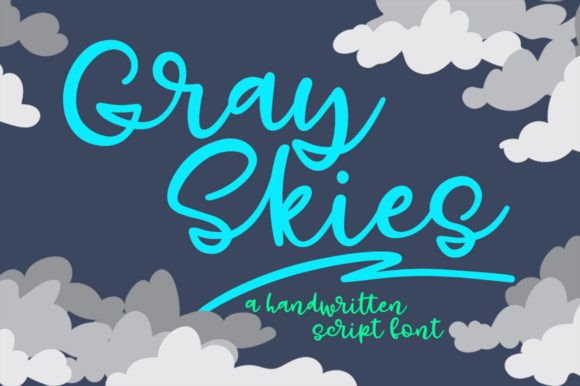 Gray Skies Font: A Script for Memorable Branding