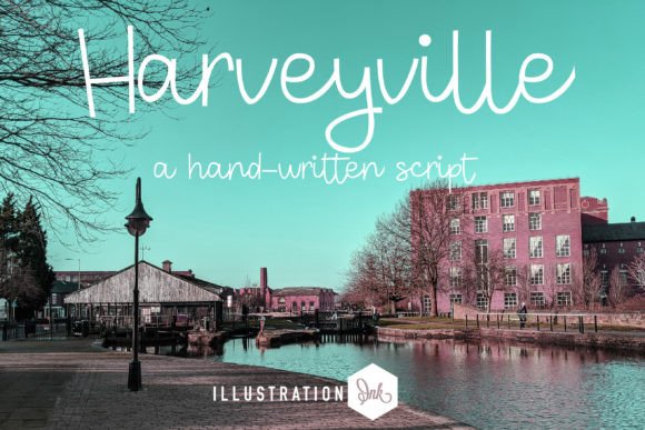 Harveyville Font: A Whimsical Script for Creative Makers