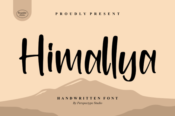 Himallya – A Handwritten Font for Creative Makers and Shop Owners