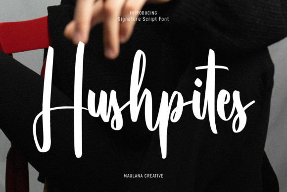 Hushpites Font for Stylish and Professional Branding