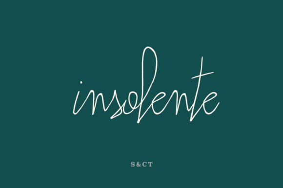 Insolente Font for Beautiful Handwritten Designs