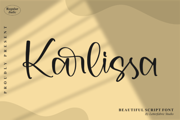 Karlissa: A Handwritten Typeface for Editorial Elegance