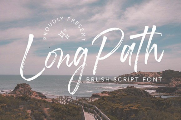 Long Path Font: A Brush Script for Editorial Elegance