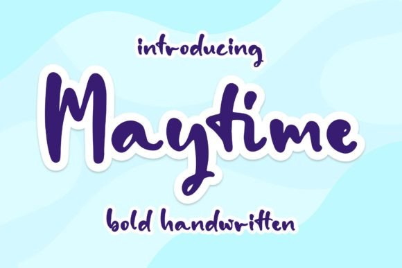 Maytime Font: A Bold Script for Campaign Impact
