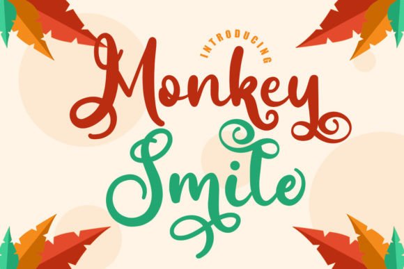 Monkey Smile Font for Editorial Design and Creative Projects