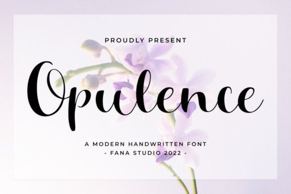 Opulence Font: Elegance in Every Curve
