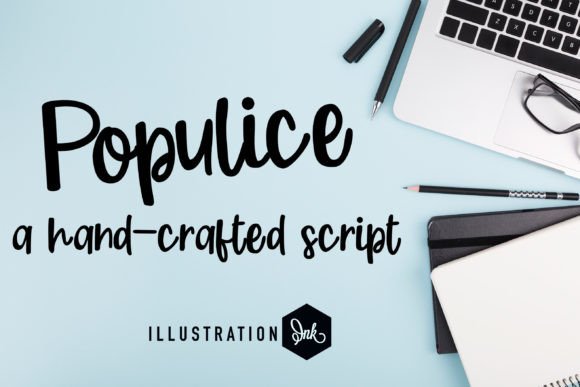 Populice Font for a Polished Brand Look