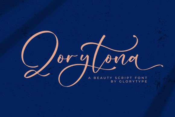 Qorytona Font: A Script Typeface for Creative Campaigns