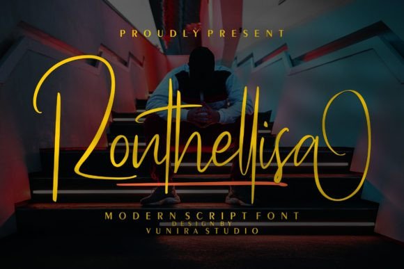 Ronthellisa Font for Modern Web Design Projects