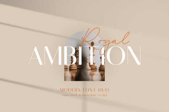 Royal Ambition Duo Font for Marketers and Designers