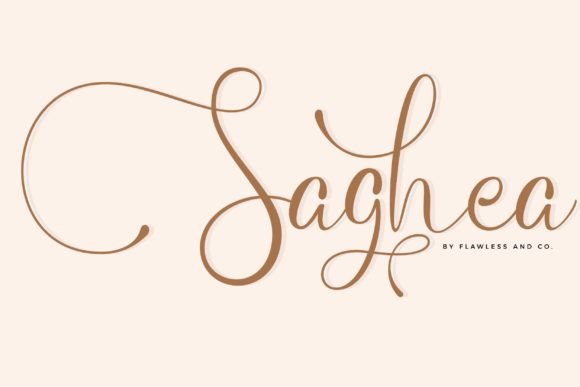 Saghea Font: A Sweet Touch for Your Brand