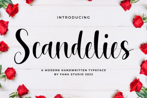 Scandelies Font Review for Creative Projects