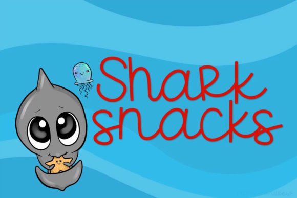 Shark Snacks Font Adds Playful Flair to Web Designs