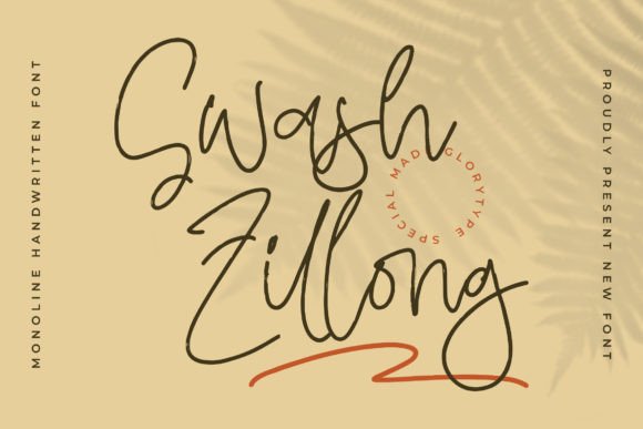 Swash Zillong – A Handwritten Font for Makers and Designers